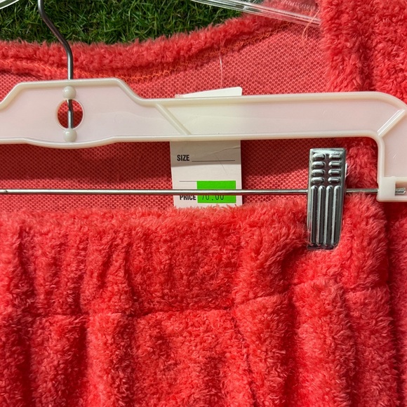 Cozy Red Fleece Robe - Picture 4 of 4